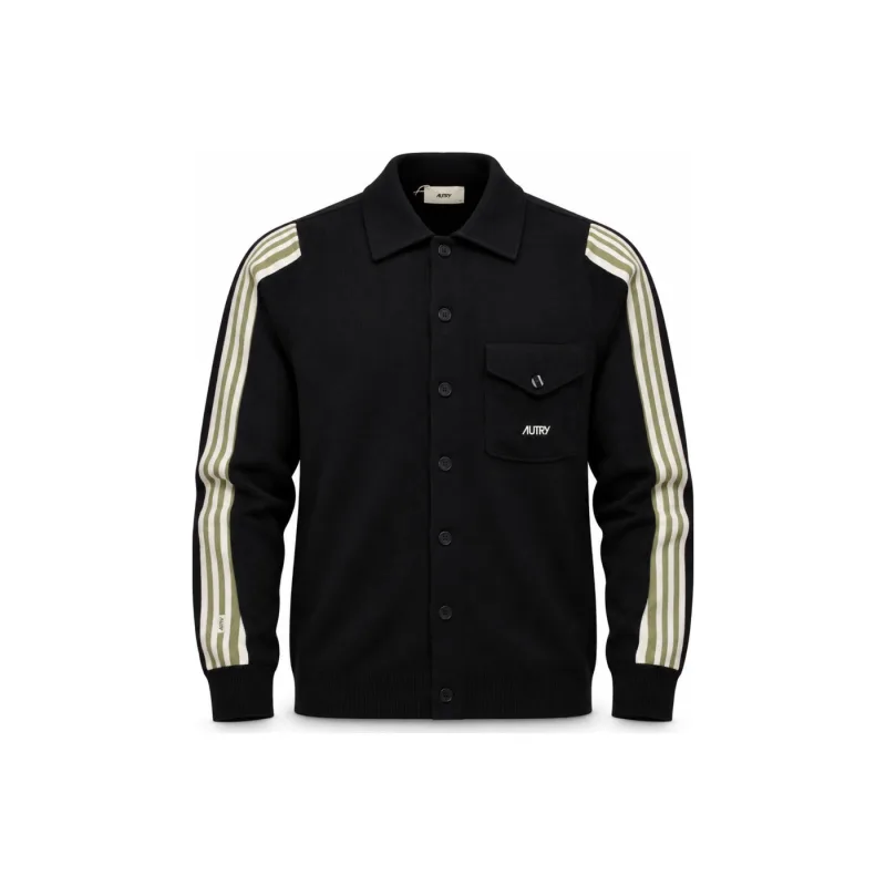 AUTRY KNITTED VISCOSE SHIRT JACKET MAN - M