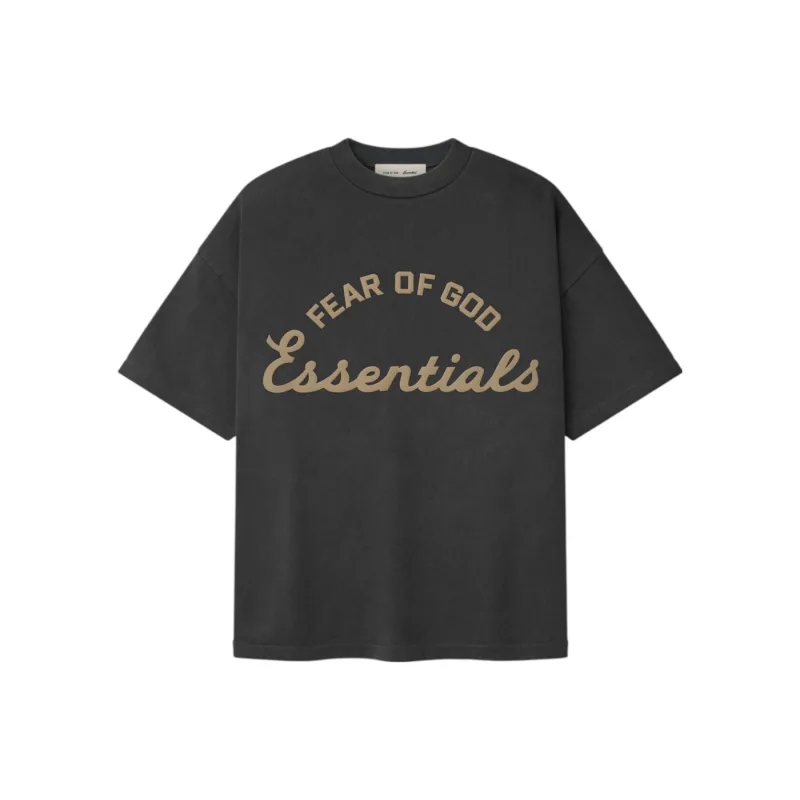 Fear of God Essentials Training 90's Short Sleeve Tee Faded Iron Grey - L