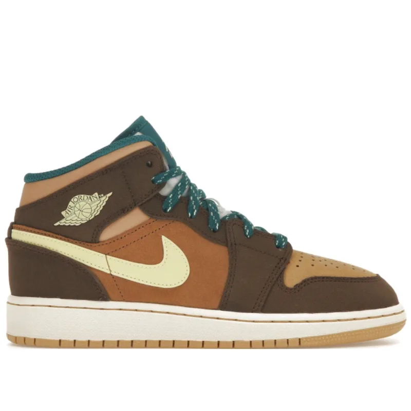 Jordan 1 Mid Cacao Wow (GS) - 35.5