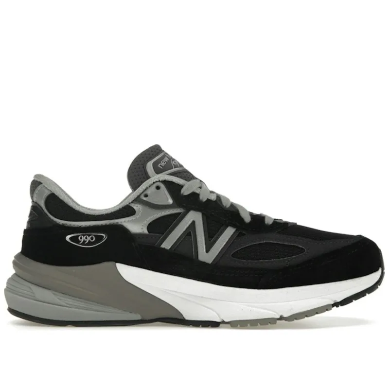 New Balance 990v6 MiUSA Black Grey White (Women's) - 37