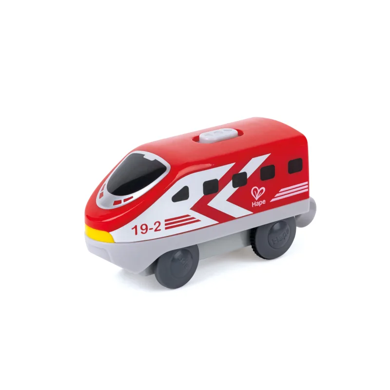 Hape Lokomotíva Intercity na batérie, červená