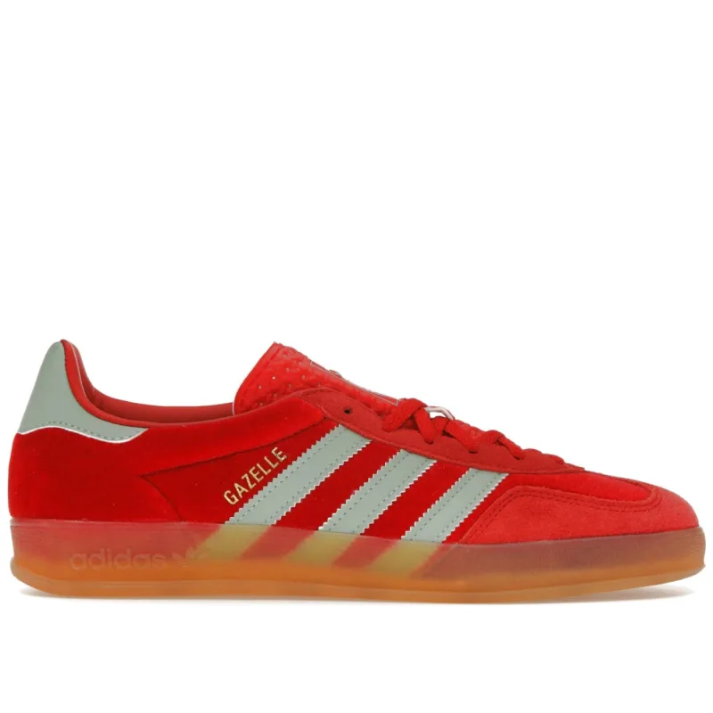 adidas Gazelle Indoor Better Scarlet Hazy Green (Women's) - 36.5