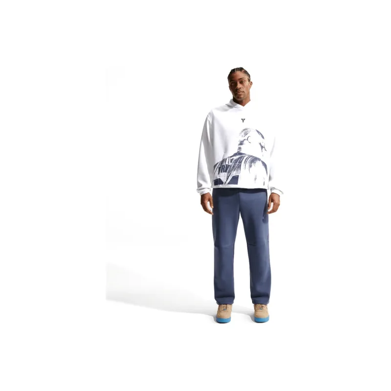Nike Kobe Dri-FIT Fleece Pullover Basketball Hoodie White - S