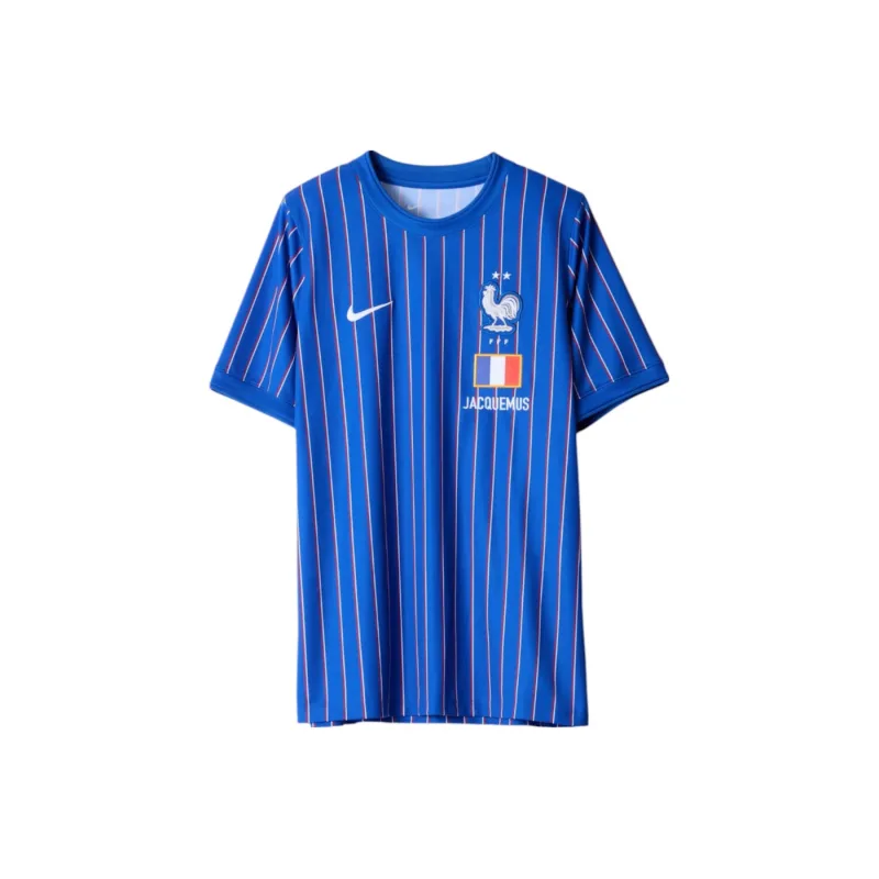Nike x Jacquemus x France Pre Match Jersey Blue Stripe - L