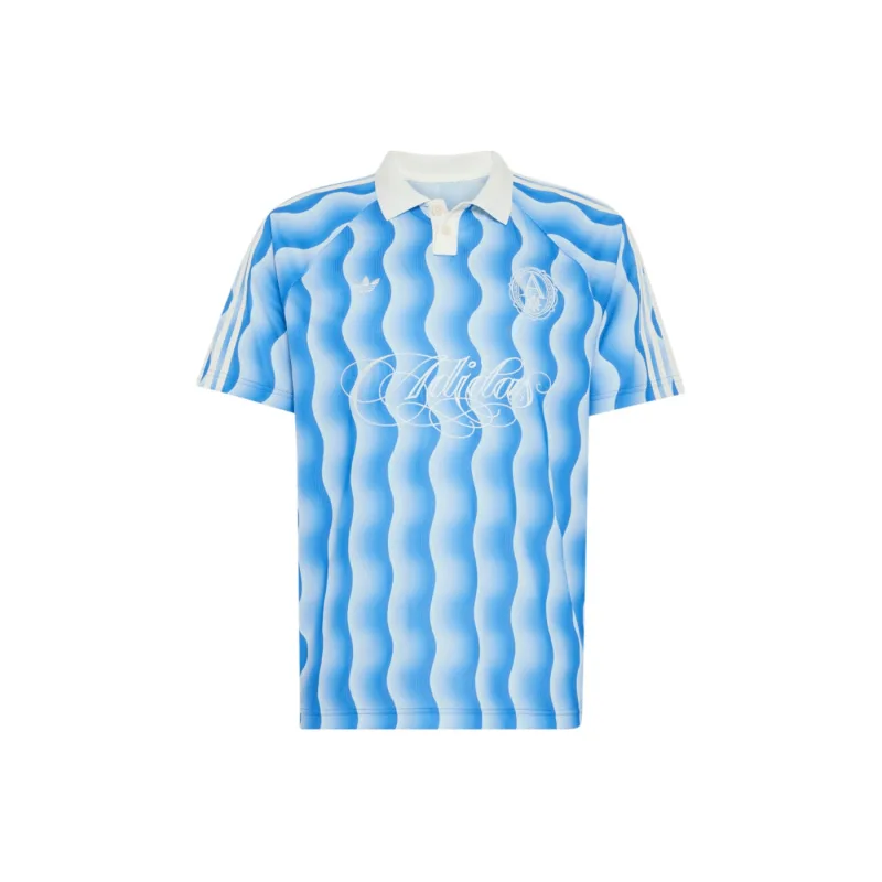 Adidas Summer Glow Jersey Tee Blue - L