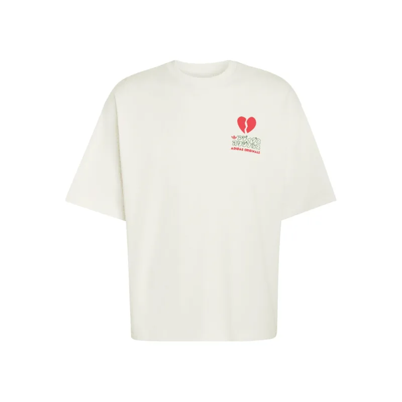 Adidas V-DAY HEART BROKEN CAT GRAPHIC T-Shirt - XL