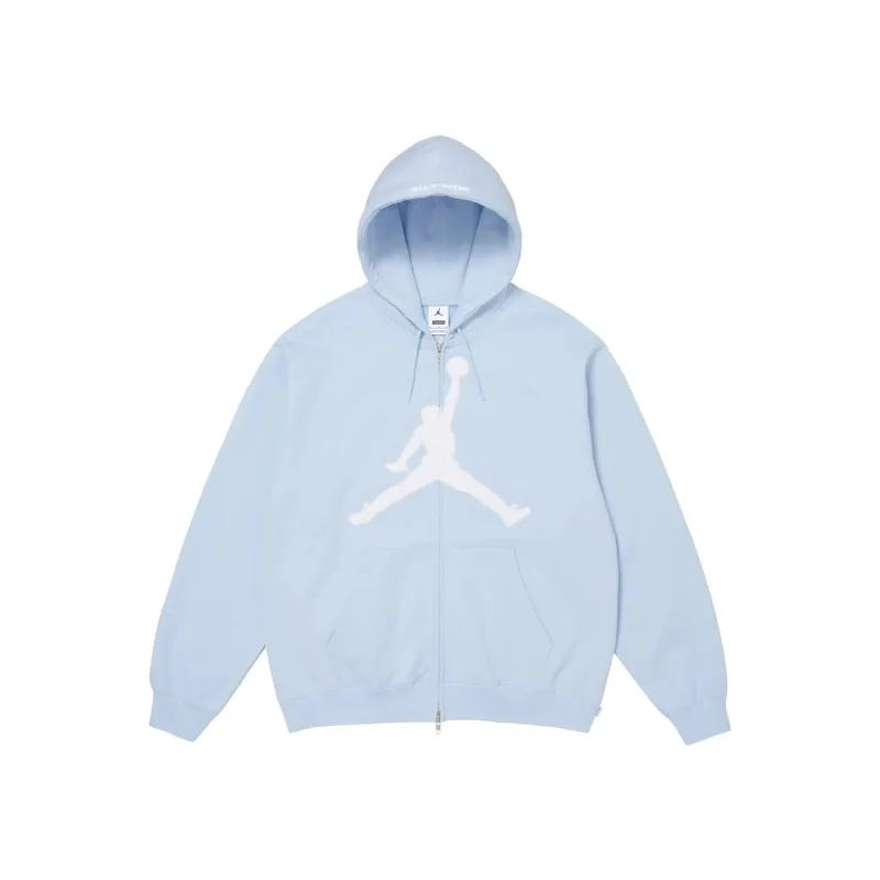 Supreme Jordan Zip Up Hoodie (SS26) Light Blue - XL