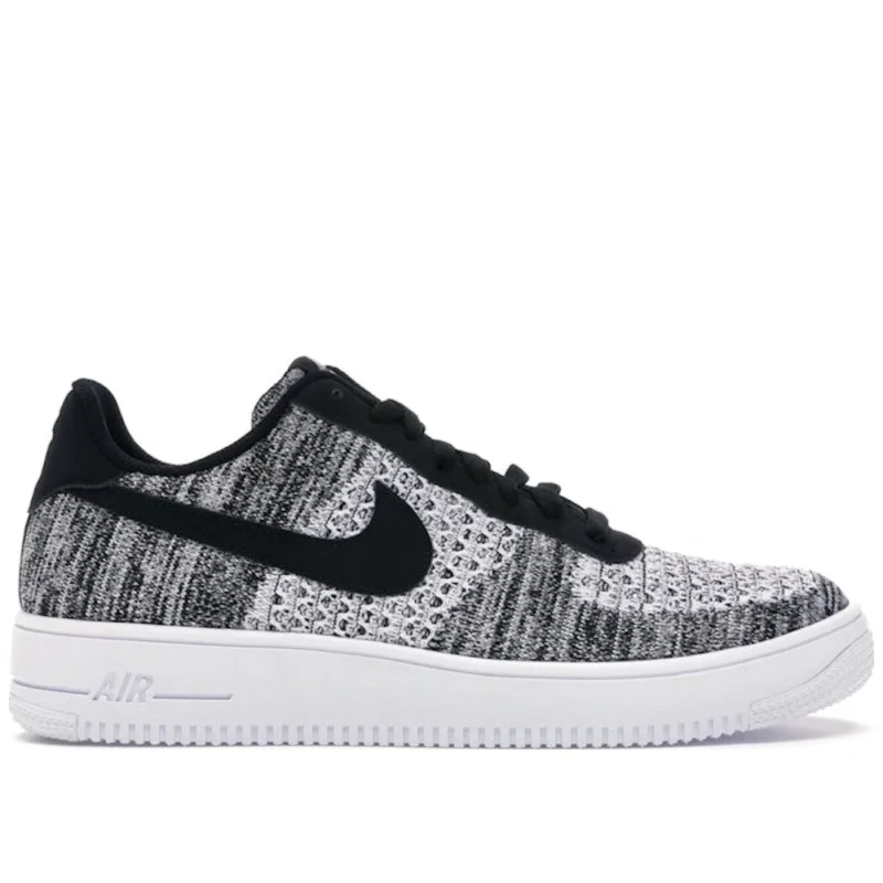Nike Air Force 1 Flyknit 2 Black Pure Platinum - 41