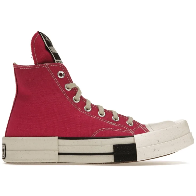 Converse TURBODRK Laceless Chuck Taylor All Star 70 Hi Rick Owens DRKSHDW Cactus Flower Pink - 42.5