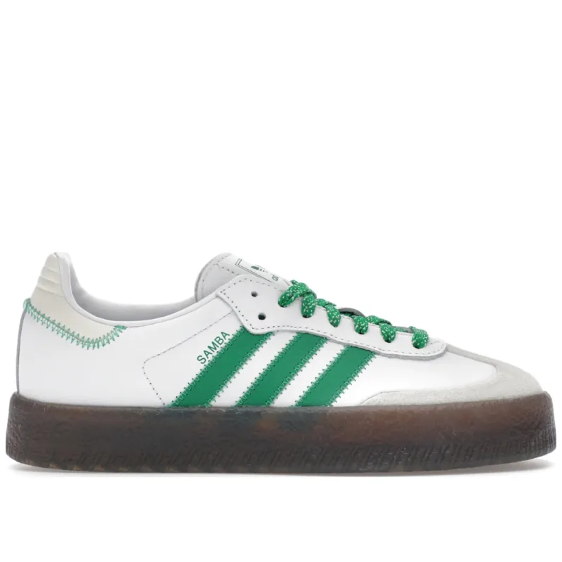 adidas Sambae Cloud White Green (Women's) - 36.5