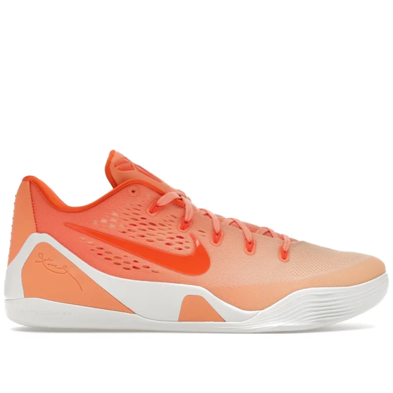 Nike Kobe 9 Low Protro Orange Frost Brilliant Orange Summit White Ice Peach - 44.5