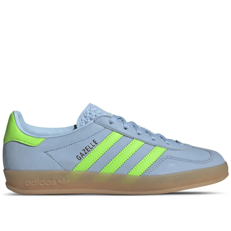 adidas Gazelle Indoor Clear Sky Solar Green (Women's) - 37.5