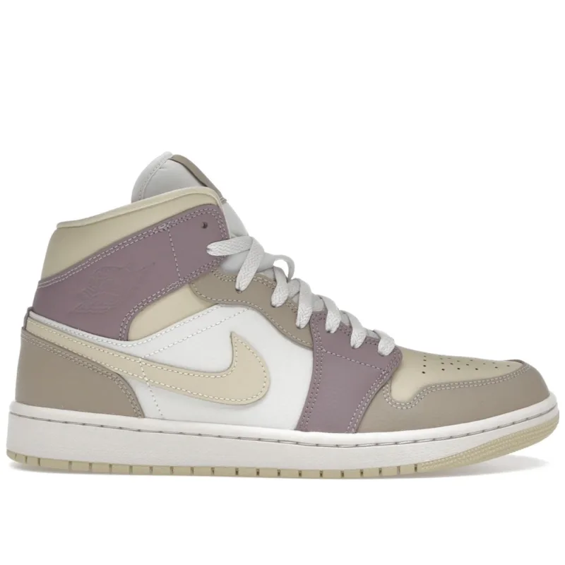 Jordan 1 Mid Light Orewood Brown Taupe Grey (Women's) - 36.5