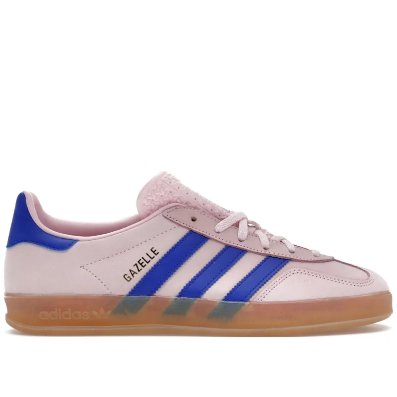 adidas Gazelle Indoor Clear Pink Lucid Blue (Women's) - 36.5