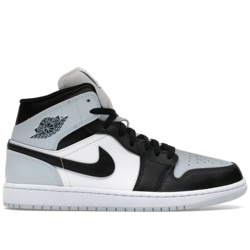Jordan 1 Mid Black Aura Squadron Blue - 40.5