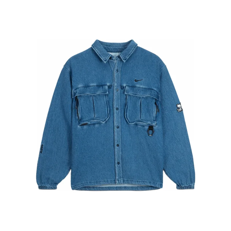 Nike x NOCTA Opal Lily Pad Denim Shirt Blue Denim - S
