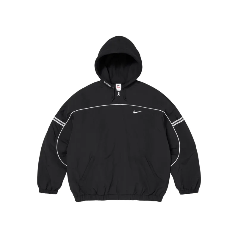 Supreme x Nike Nylon Hooded Jacket 'Black' - M