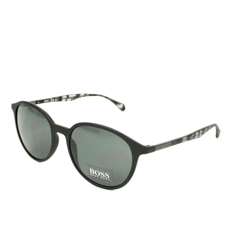 Hugo Boss BOSS 0822/S Black/Green Mirror Sunglasses - OS