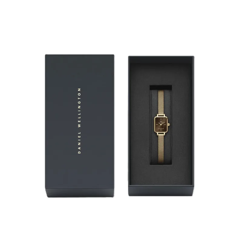 Dámske hodinky Daniel Wellington Quadro Mini Evergold Amber DW00100654