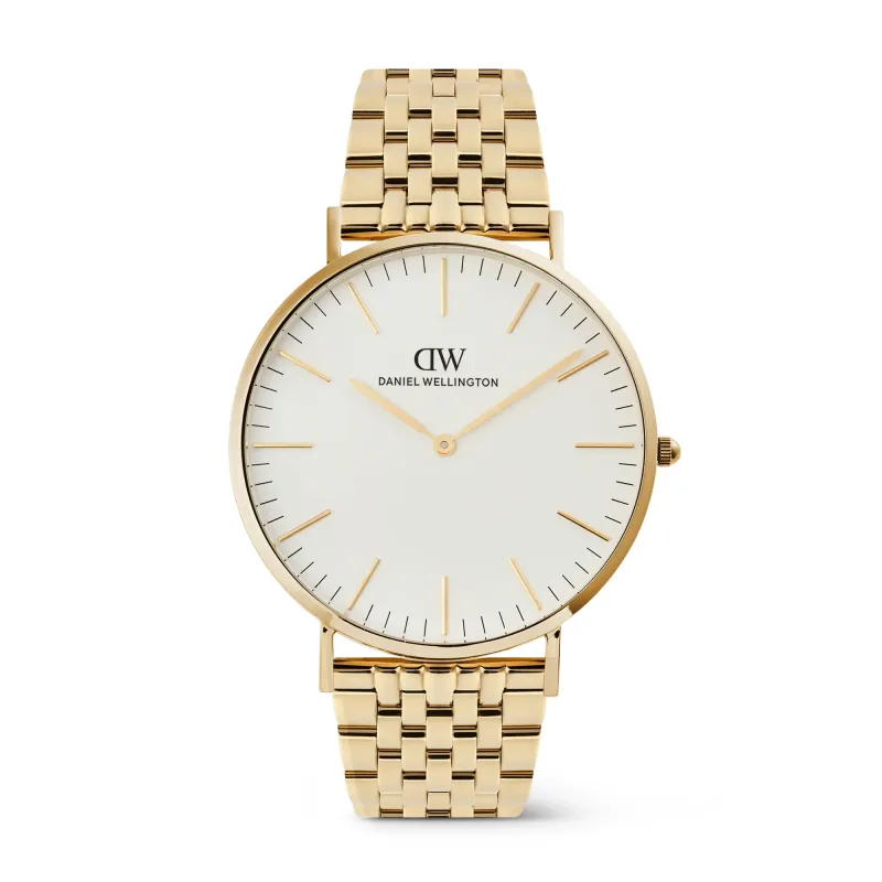 Daniel Wellington Classic 40 mm 7-Link White Gold DW00101011