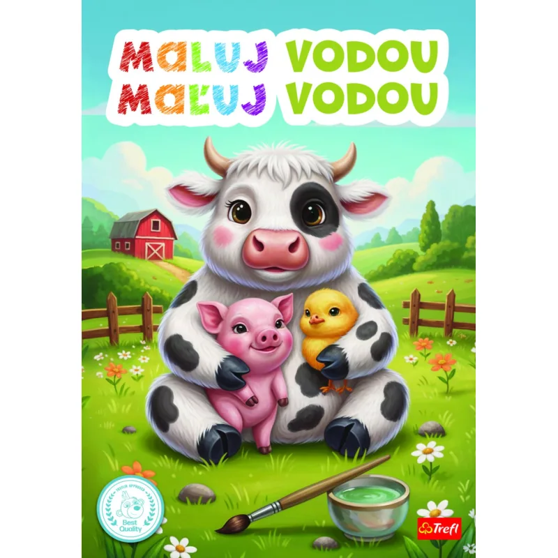 Trefl Maluj vodou omalovánky Farma 21x30cm