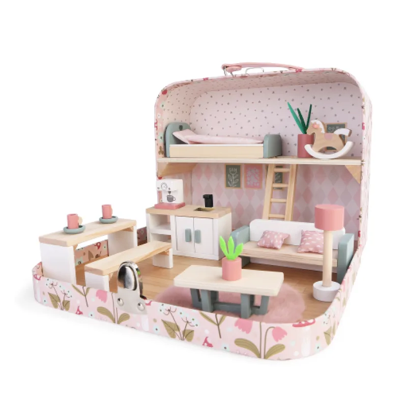 2Kids Toys Domeček pro panenky v kufříku Kuchyně