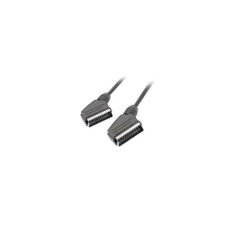 LANBERG Euro (Scart) M / M kabel 1,8m (CA-EUEU-10CC-0018-BK)