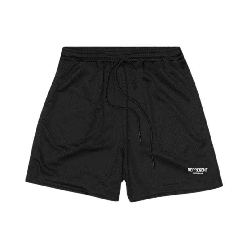 Represent Owners Club Mesh Shorts Black - M
