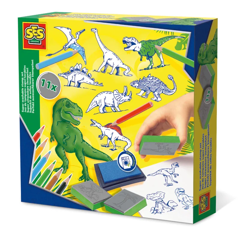 SES Pečiatky dinosaury
