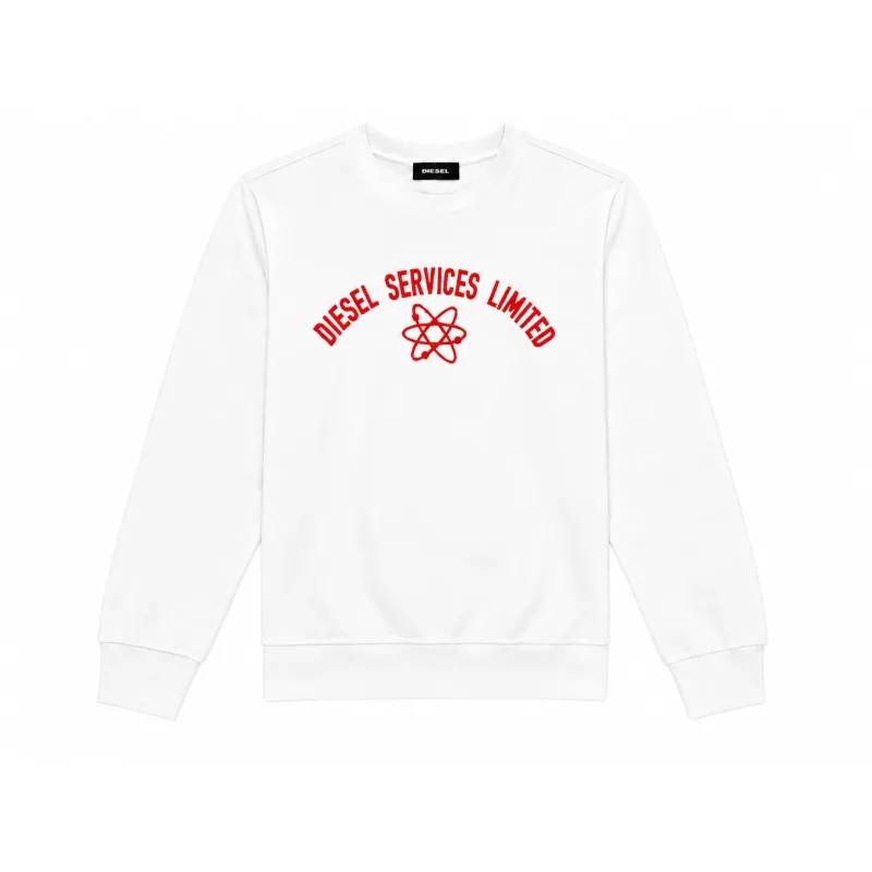 Diesel S-GINN-C3 Services Limited Sweatshirt White - XXL
