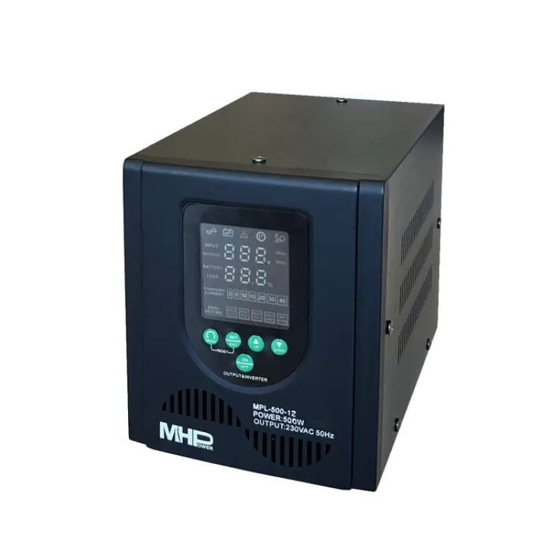 Záložný zdroj MHPower MPL-500-12, UPS, 500W, čistý (MPL-500-12)