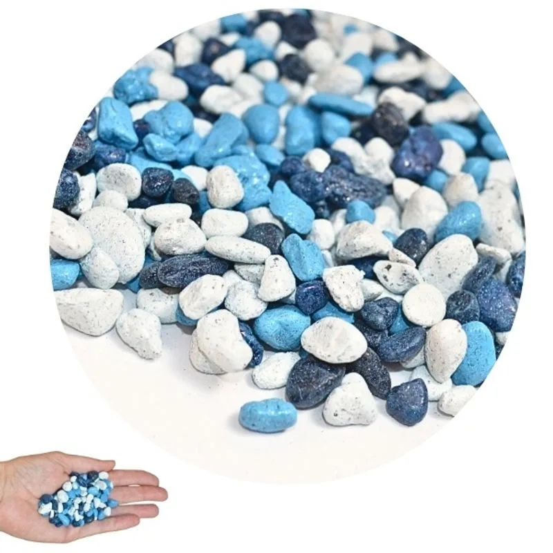 Akváriový štrk TATRAPET Modrá lagúna, dekoračný, 4-8mm, 5 kg