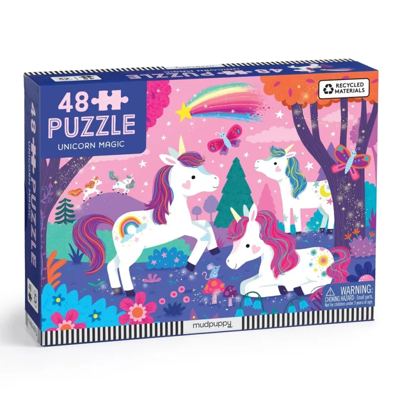Mudpuppy Puzzle Čarovné jednorožce 48 dielikov