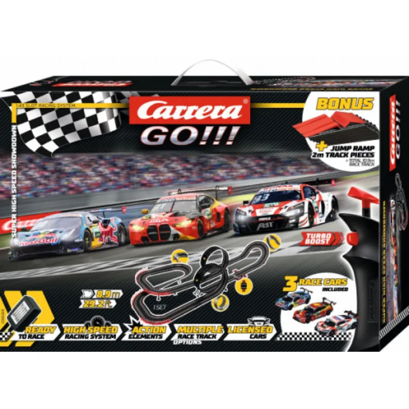 Autodráha Carrera GO 62611 DTM Super Racer. 3 autíčka