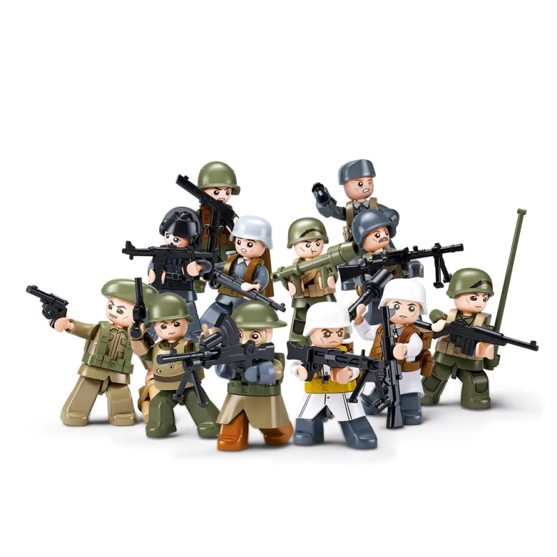 Sluban Army M38-B1307 Figúrky vojakov z druhej svetovej vojny 1 ks