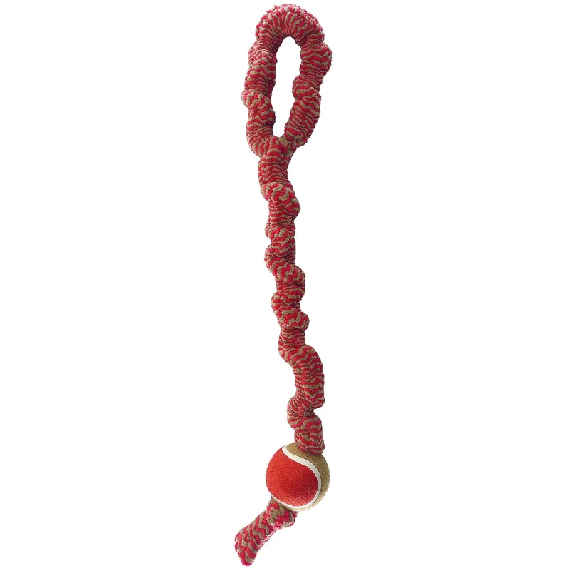 Hračka PET EXPERT, pre psa, s loptou, plyšová, 53 cm