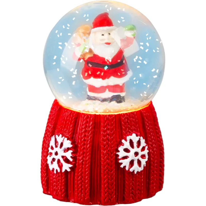 Dekorácia MagicHome Vianoce, Snežítko, LED, 2xLR44, 4,5x4,5x7 cm