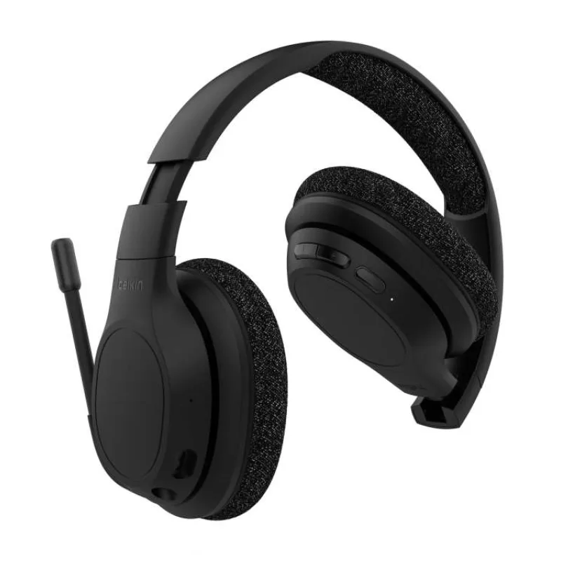 Belkin SOUNDFORM™ Adapt - Wireless Over-The-Ear Headphones - bezdrátová sluchátka, černá (AUD005btBLK)