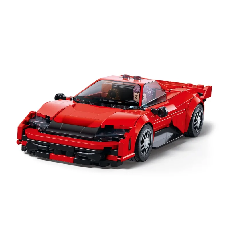 Sluban Model Bricks M38-B1507 Športové vozidlo červené v mierke 1:32