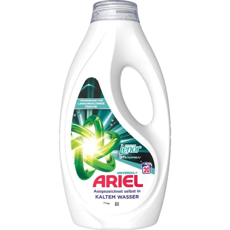 Ariel prací gél 20 praní 900 ml Touch of Lenor of Unstoppables