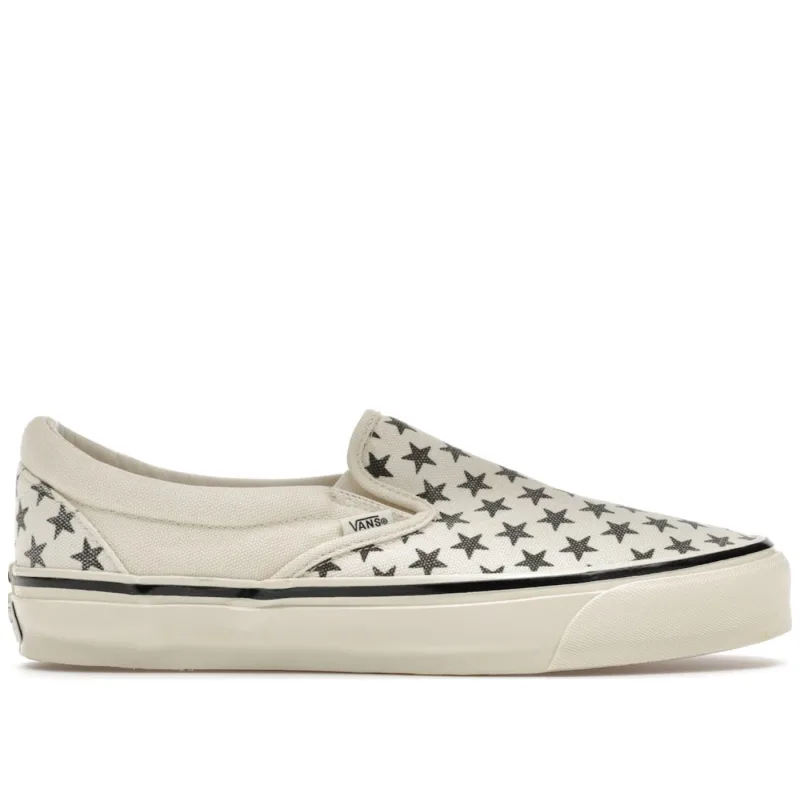 Vans Premium Classic Slip-On Stars Marshmallow Black - 41