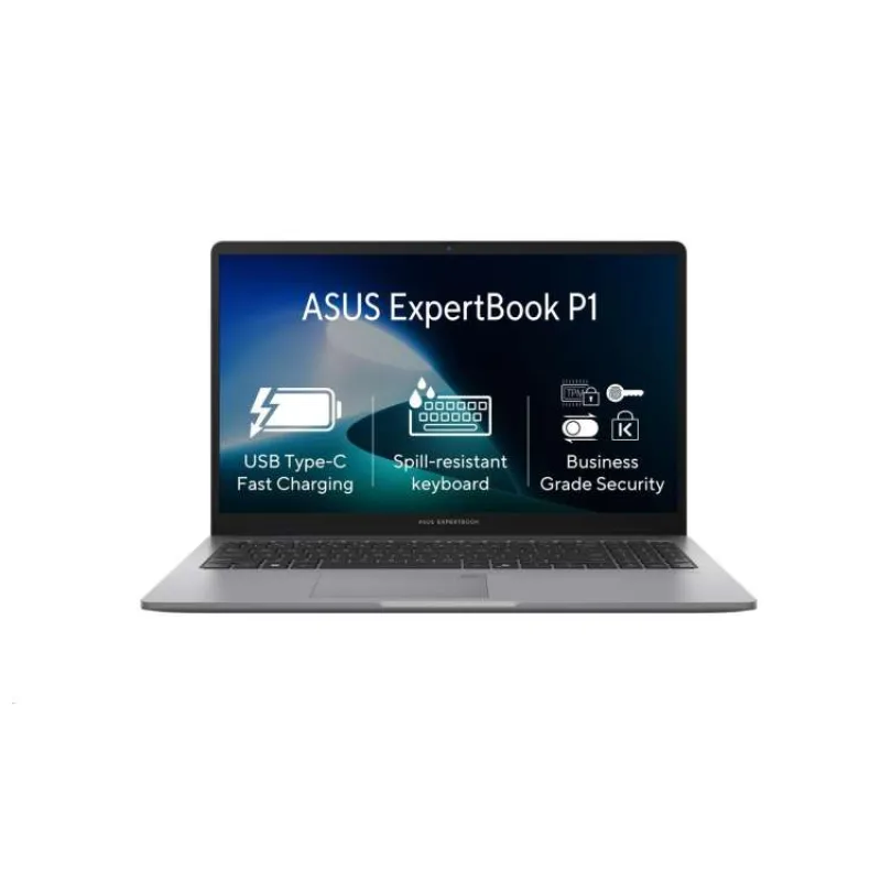 ASUS NTB ExpertBook P1 (P1503CVAY-C38512XZ), Core 3 100U, 15,6" 1920 x 1080, 8GB, 512GB SSD, Intel® Graphics, W11P, Gray (P1503CVAY-C38512XZ)