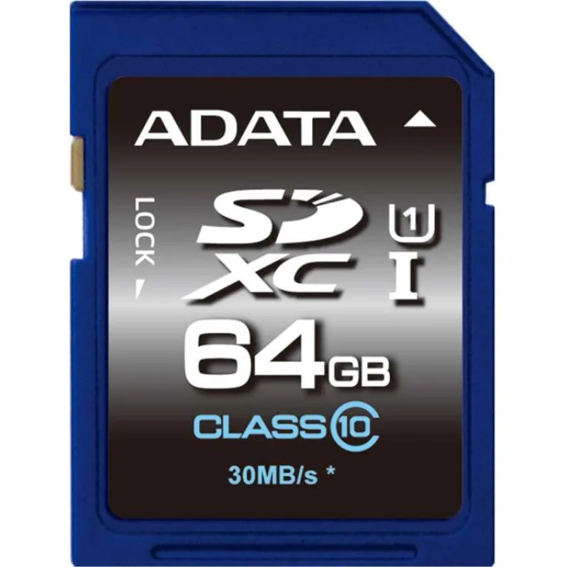 ADATA/SDXC/64GB/UHS-I U1 / Class 10 (ASDX64GUICL10-R)