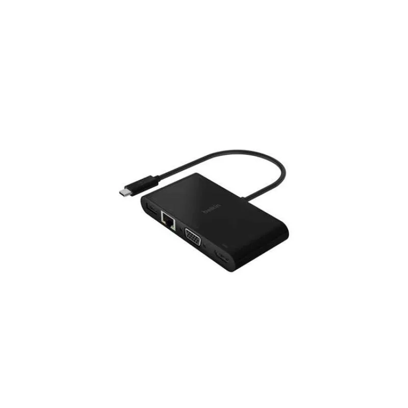 Belkin USB-C 5-in-1 Hub Plus 100W - Black (AVC004BTBK)