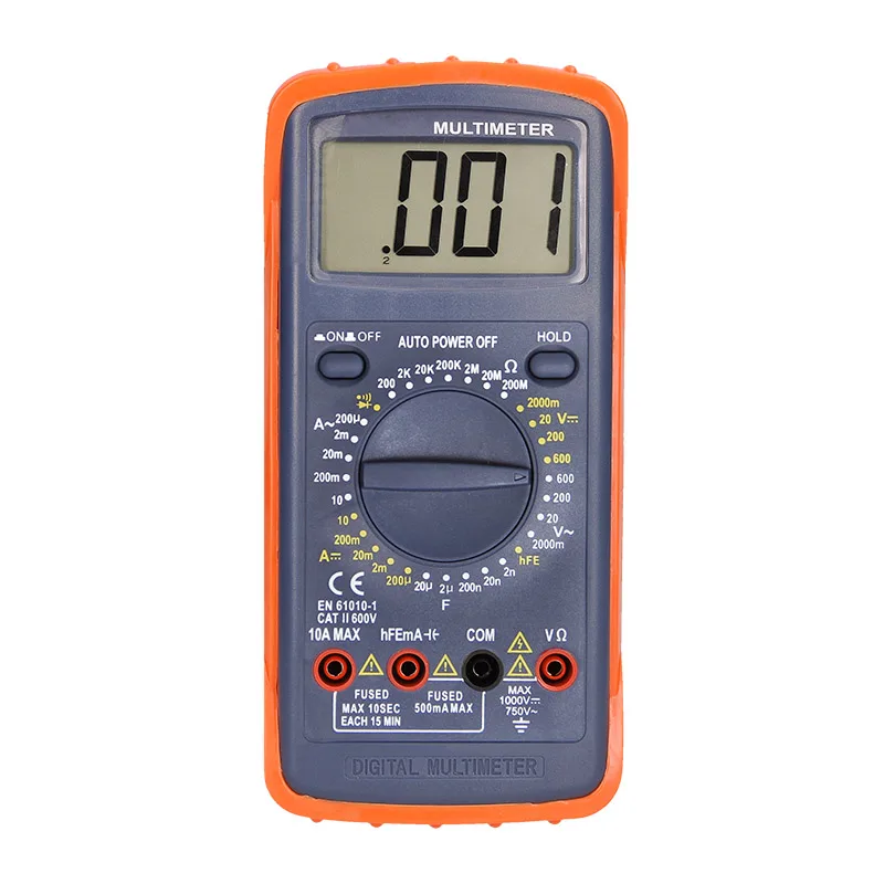 Solight multimetr, max. AC 600V/ 10A, max. DC 600V/ 10A, test diody, …