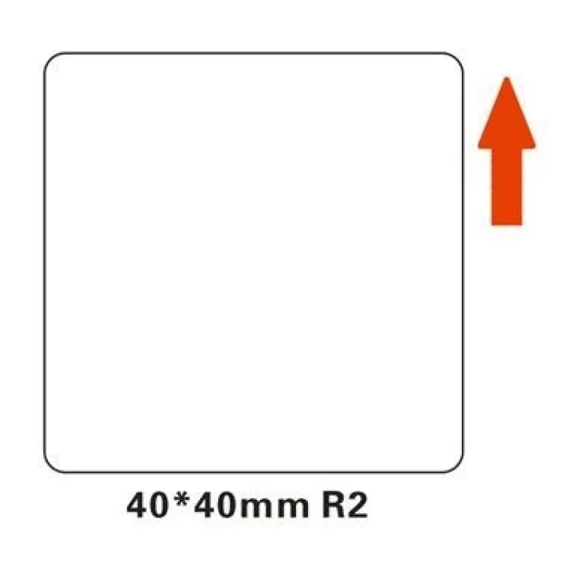 Niimbot etikety R 40 × 40 mm 180 ks White na B21