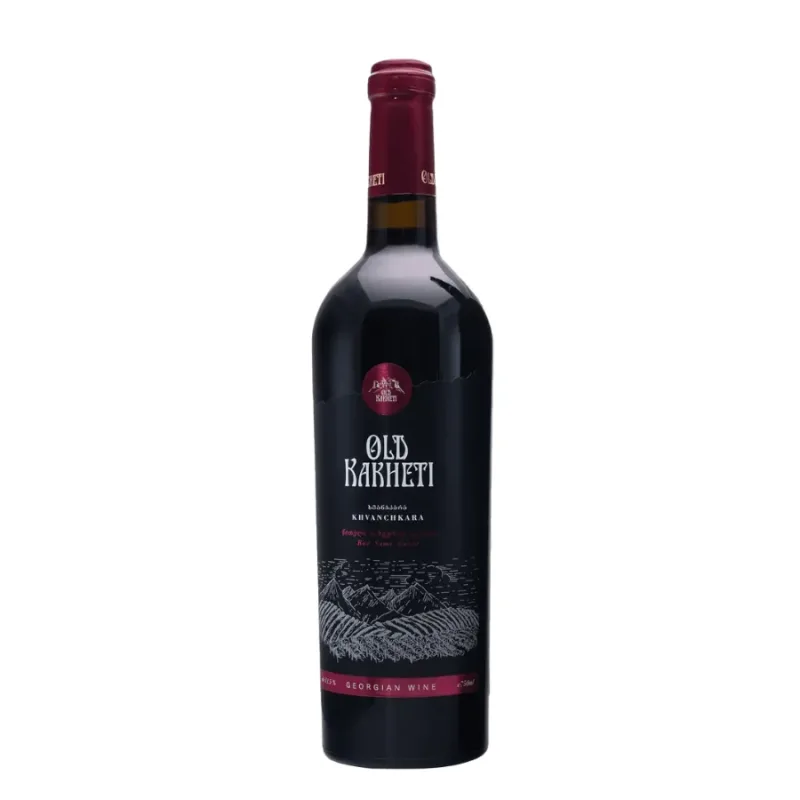 Old Kakheti – Khvanchkara polosladké červené víno – 0,75 l 11,5% obj. (holá lahev)