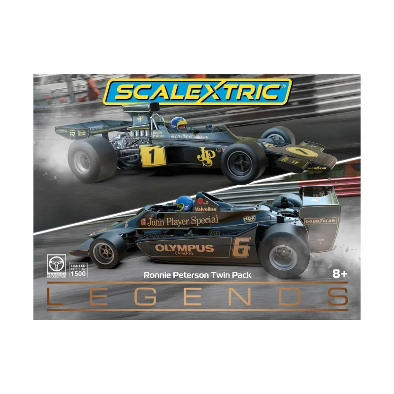 Autíčko Single Seater SCALEXTRIC C4684A - Ronnie Peterson Twin Pack Lotus 72 and 79 (1:32)