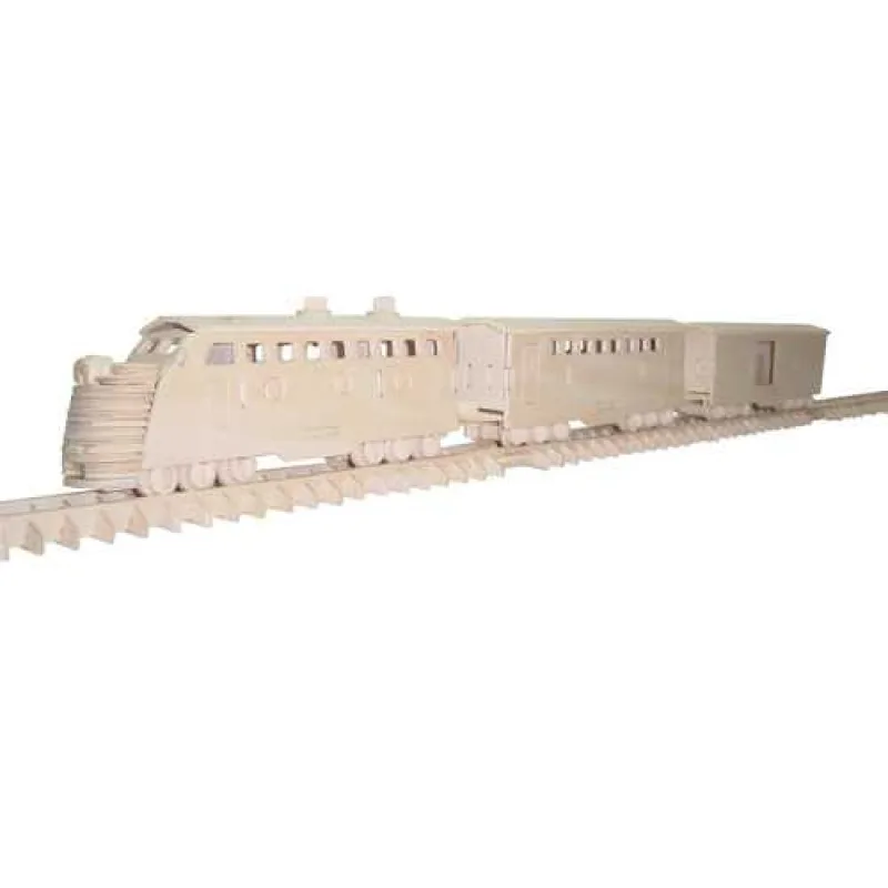 Woodcraft construction kit Woodcraft Drevené 3D puzzle Vlak P139