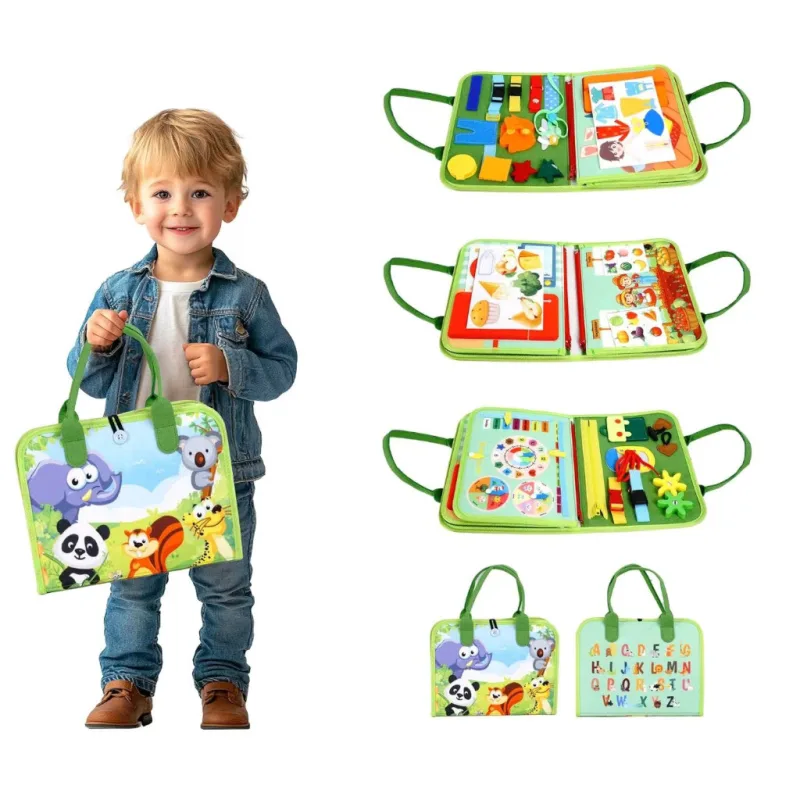 2Kids Toys 2Kids Toys Senzorická látková kniha Safari